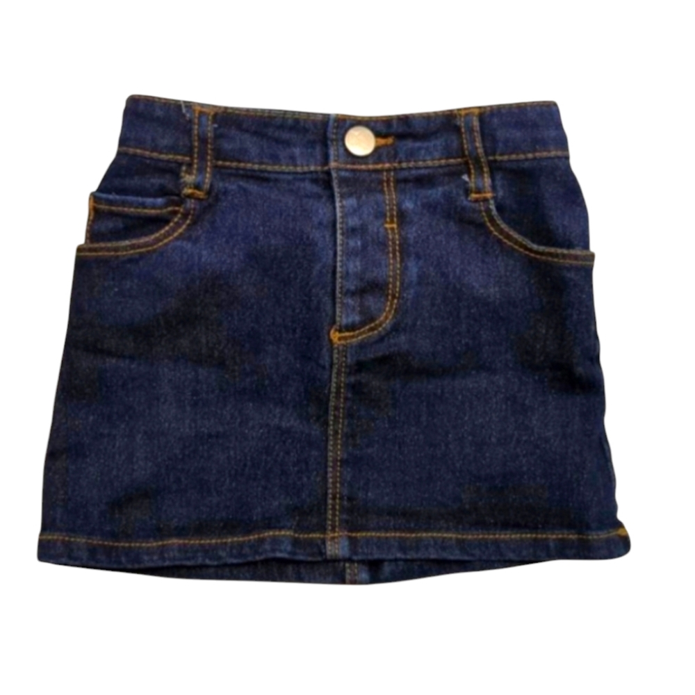 Cute Shinny jeans skirt 2T